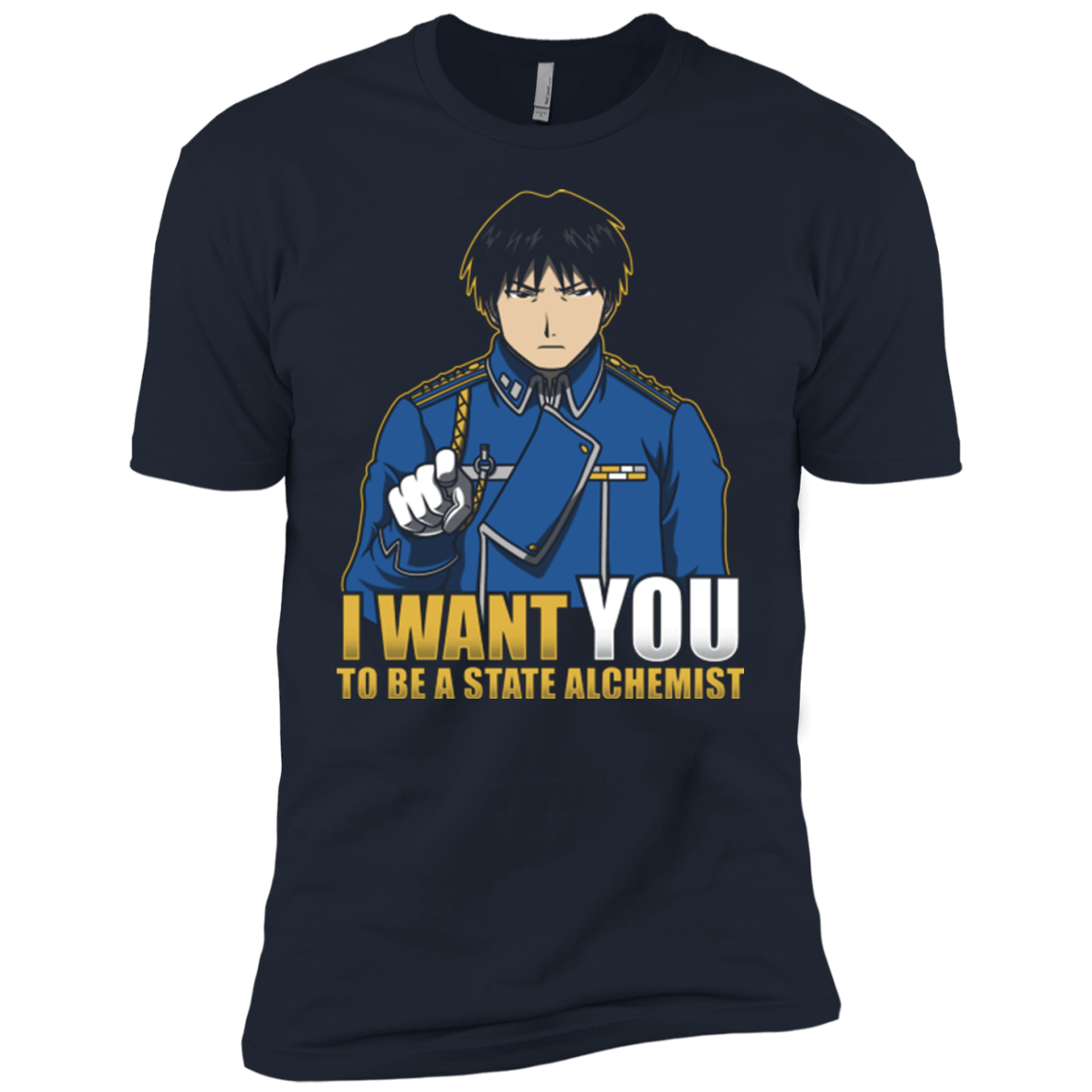 T-Shirts Midnight Navy / YXS I Want You To Be A State Alchemist Boys Premium T-Shirt