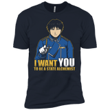 T-Shirts Midnight Navy / YXS I Want You To Be A State Alchemist Boys Premium T-Shirt