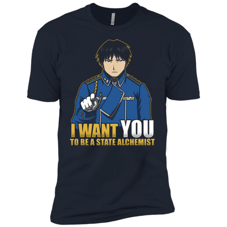 T-Shirts Midnight Navy / YXS I Want You To Be A State Alchemist Boys Premium T-Shirt