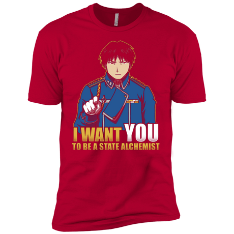 T-Shirts Red / YXS I Want You To Be A State Alchemist Boys Premium T-Shirt