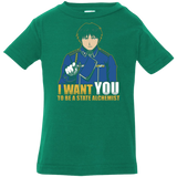 T-Shirts Kelly / 6 Months I Want You To Be A State Alchemist Infant Premium T-Shirt