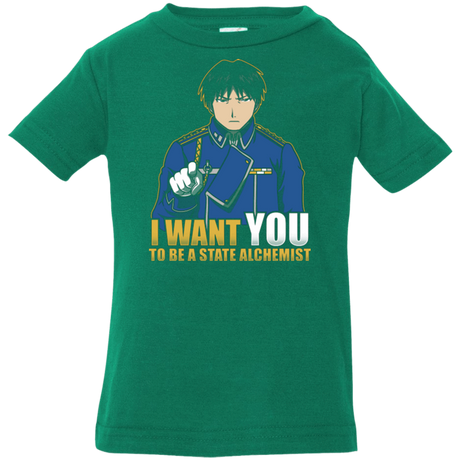 T-Shirts Kelly / 6 Months I Want You To Be A State Alchemist Infant Premium T-Shirt