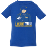 T-Shirts Royal / 6 Months I Want You To Be A State Alchemist Infant Premium T-Shirt