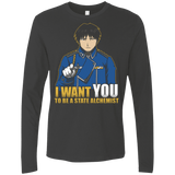 T-Shirts Heavy Metal / Small I Want You To Be A State Alchemist Men's Premium Long Sleeve