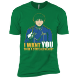 T-Shirts Kelly Green / X-Small I Want You To Be A State Alchemist Men's Premium T-Shirt