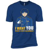 T-Shirts Royal / X-Small I Want You To Be A State Alchemist Men's Premium T-Shirt