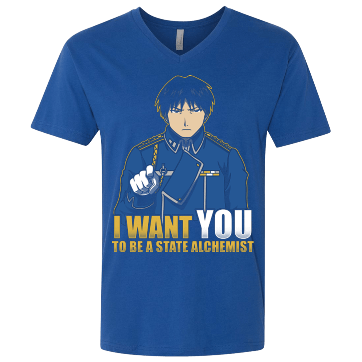 I Want You To Be A State Alchemist Men's Premium V-Neck
