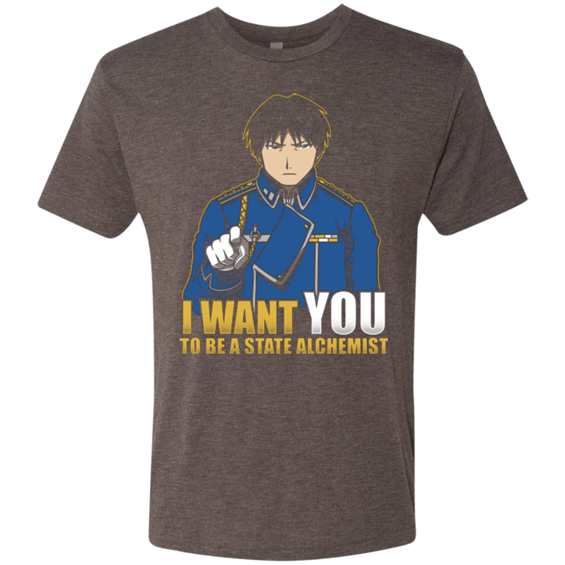 T-Shirts Macchiato / Small I Want You To Be A State Alchemist Men's Triblend T-Shirt