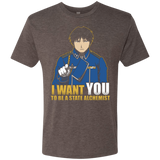T-Shirts Macchiato / Small I Want You To Be A State Alchemist Men's Triblend T-Shirt
