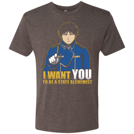 T-Shirts Macchiato / Small I Want You To Be A State Alchemist Men's Triblend T-Shirt
