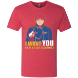 T-Shirts Vintage Red / Small I Want You To Be A State Alchemist Men's Triblend T-Shirt