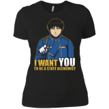 T-Shirts Black / X-Small I Want You To Be A State Alchemist Women's Premium T-Shirt