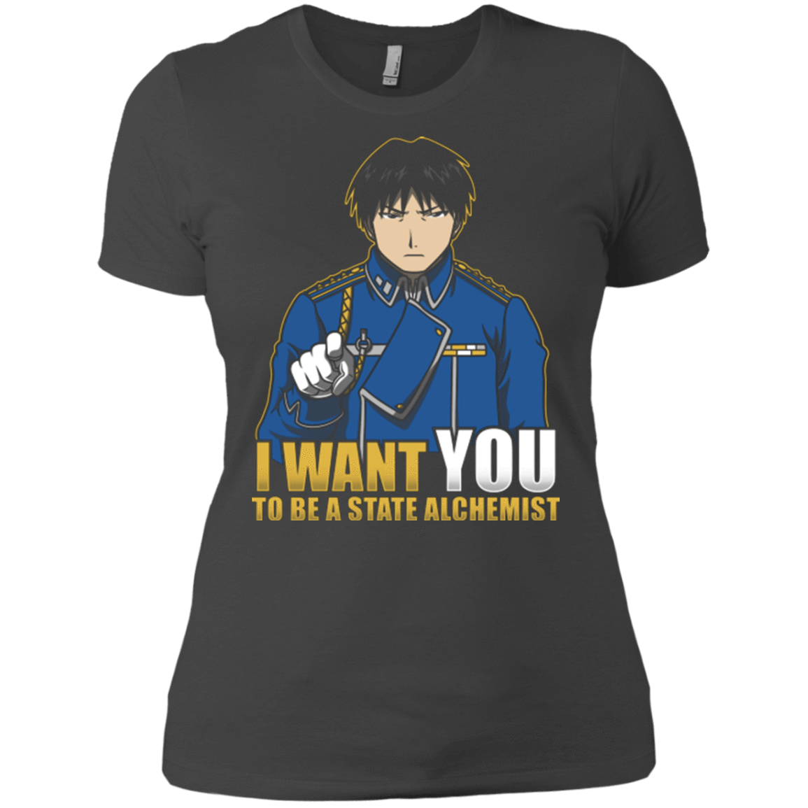 T-Shirts Heavy Metal / X-Small I Want You To Be A State Alchemist Women's Premium T-Shirt