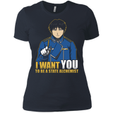 T-Shirts Indigo / X-Small I Want You To Be A State Alchemist Women's Premium T-Shirt