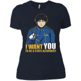 T-Shirts Midnight Navy / X-Small I Want You To Be A State Alchemist Women's Premium T-Shirt