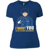 T-Shirts Royal / X-Small I Want You To Be A State Alchemist Women's Premium T-Shirt