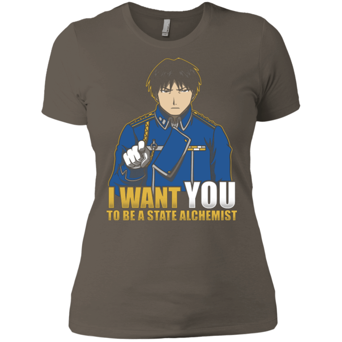 T-Shirts Warm Grey / X-Small I Want You To Be A State Alchemist Women's Premium T-Shirt