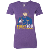 T-Shirts Purple Rush / Small I Want You To Be A State Alchemist Women's Triblend T-Shirt