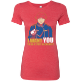 T-Shirts Vintage Red / Small I Want You To Be A State Alchemist Women's Triblend T-Shirt