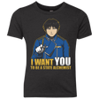 T-Shirts Vintage Black / YXS I Want You To Be A State Alchemist Youth Triblend T-Shirt
