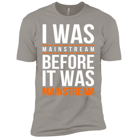 T-Shirts Light Grey / YXS I was mainstream Boys Premium T-Shirt
