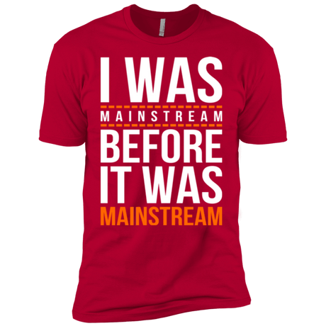 T-Shirts Red / YXS I was mainstream Boys Premium T-Shirt