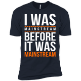 T-Shirts Midnight Navy / X-Small I was mainstream Men's Premium T-Shirt