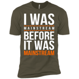 T-Shirts Military Green / X-Small I was mainstream Men's Premium T-Shirt