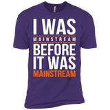 T-Shirts Purple / X-Small I was mainstream Men's Premium T-Shirt