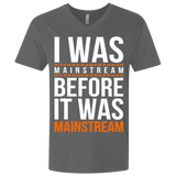 T-Shirts Heavy Metal / X-Small I was mainstream Men's Premium V-Neck