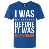T-Shirts Royal / X-Small I was mainstream Men's Premium V-Neck