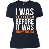 T-Shirts Midnight Navy / X-Small I was mainstream Women's Premium T-Shirt