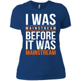 T-Shirts Royal / X-Small I was mainstream Women's Premium T-Shirt