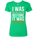 T-Shirts Envy / Small I was mainstream Women's Triblend T-Shirt