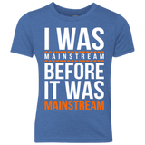 T-Shirts Vintage Royal / YXS I was mainstream Youth Triblend T-Shirt