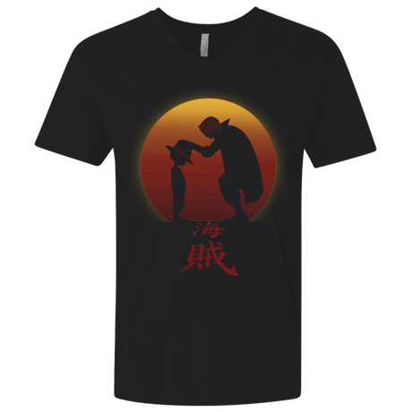 T-Shirts Black / X-Small I will be the Pirate King Men's Premium V-Neck