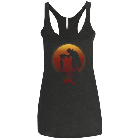 T-Shirts Vintage Black / X-Small I will be the Pirate King Women's Triblend Racerback Tank