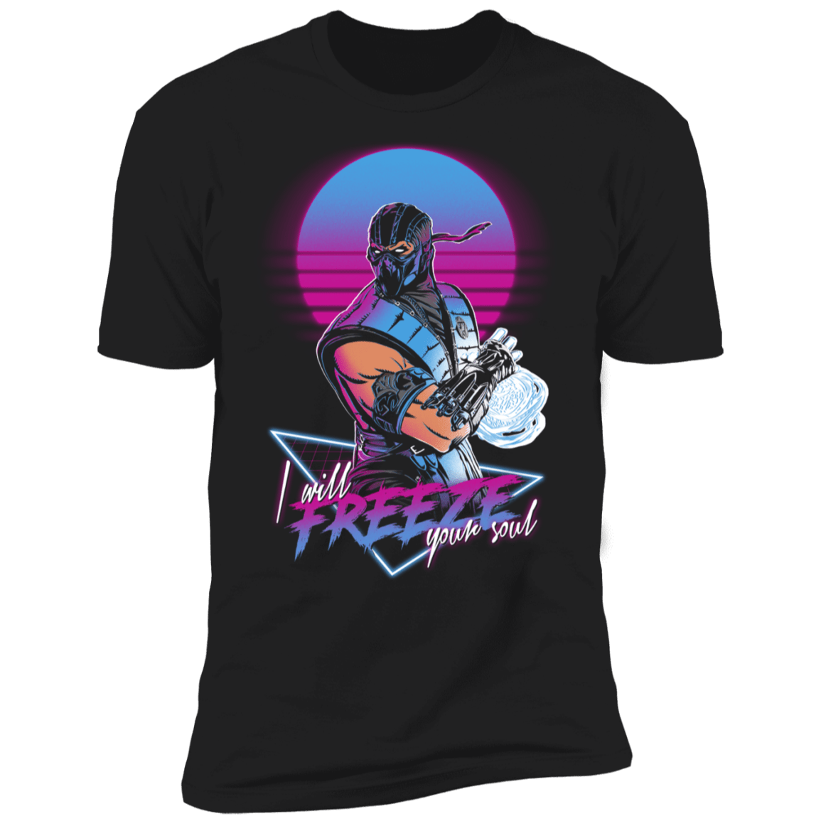 T-Shirts Black / X-Small I will Freeze your Soul Men's Premium T-Shirt