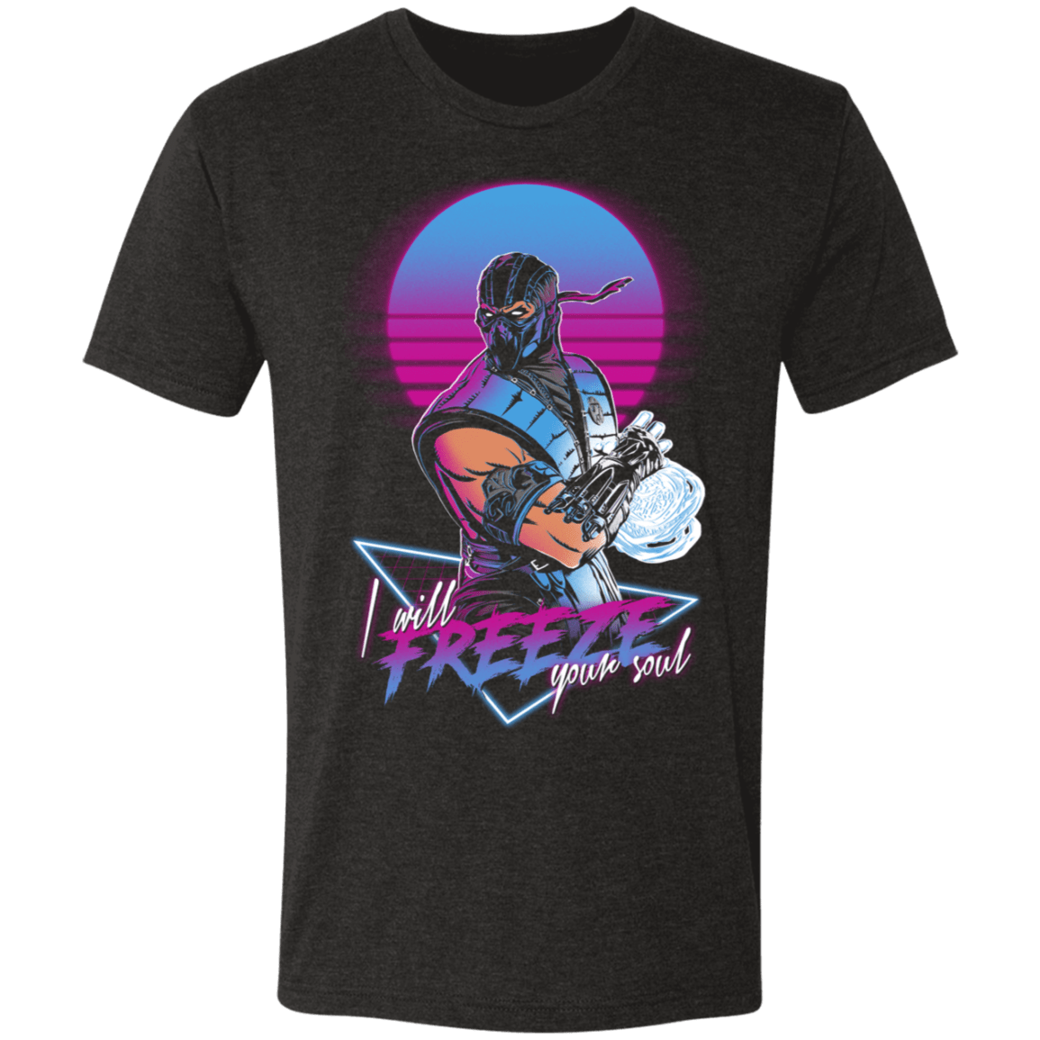 T-Shirts Vintage Black / S I will Freeze your Soul Men's Triblend T-Shirt