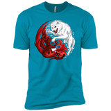 T-Shirts Turquoise / YXS Ice and Fire Boys Premium T-Shirt