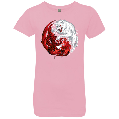 T-Shirts Light Pink / YXS Ice and Fire Girls Premium T-Shirt