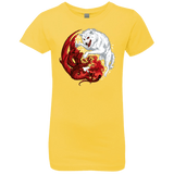 T-Shirts Vibrant Yellow / YXS Ice and Fire Girls Premium T-Shirt