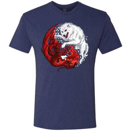 T-Shirts Vintage Navy / Small Ice and Fire Men's Triblend T-Shirt