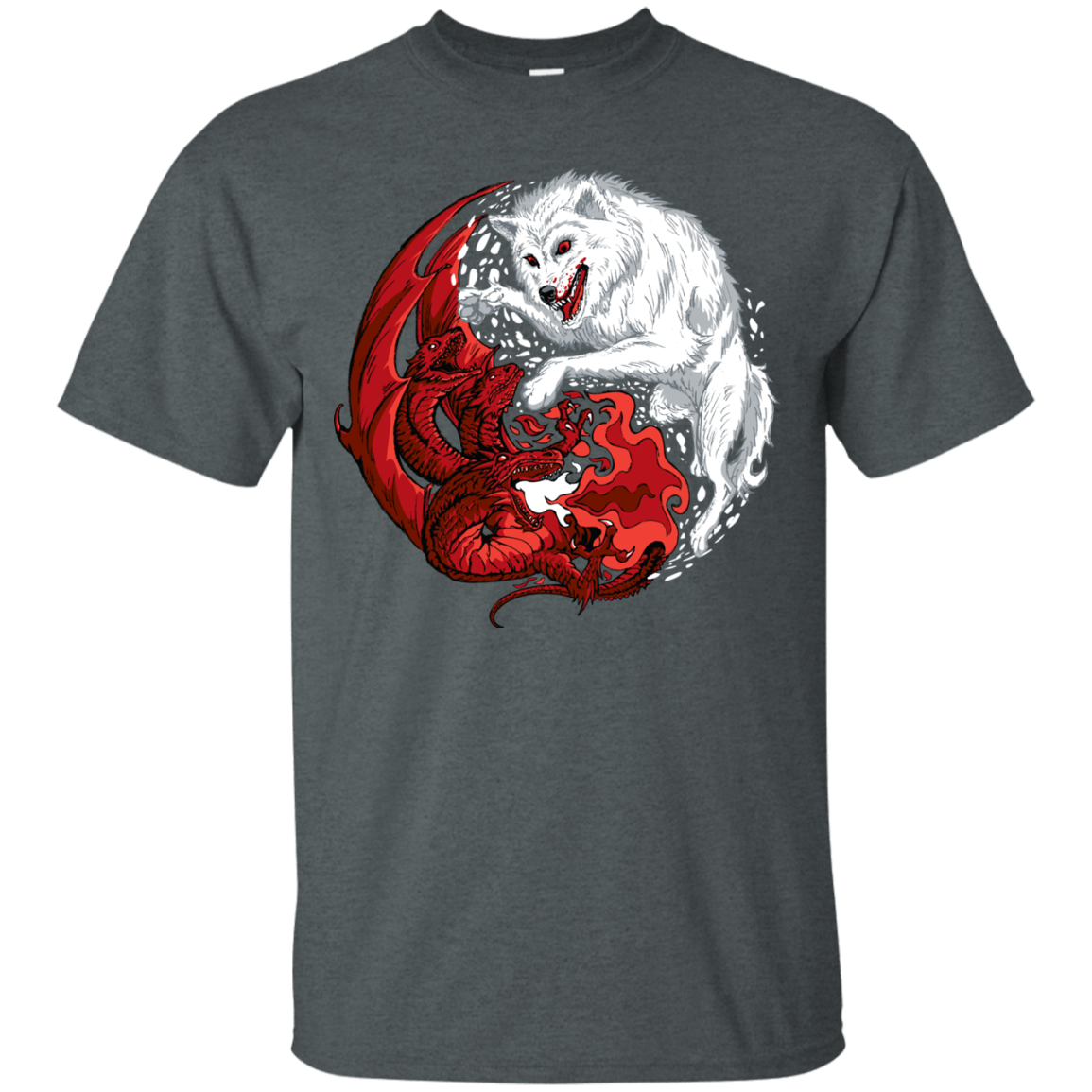 T-Shirts Dark Heather / Small Ice and Fire T-Shirt