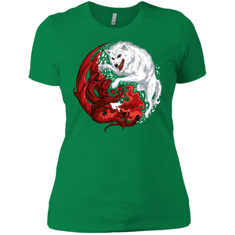 T-Shirts Kelly Green / X-Small Ice and Fire Women's Premium T-Shirt