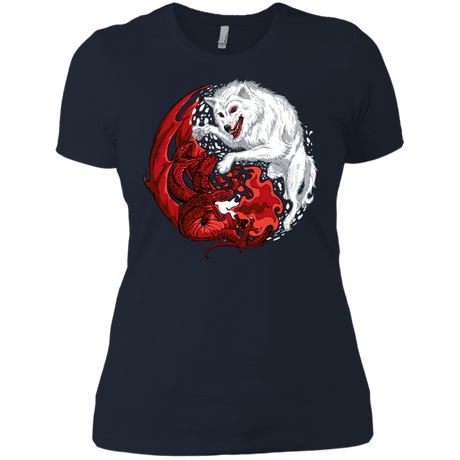 T-Shirts Midnight Navy / X-Small Ice and Fire Women's Premium T-Shirt