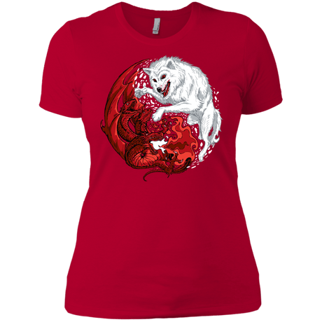 T-Shirts Red / X-Small Ice and Fire Women's Premium T-Shirt