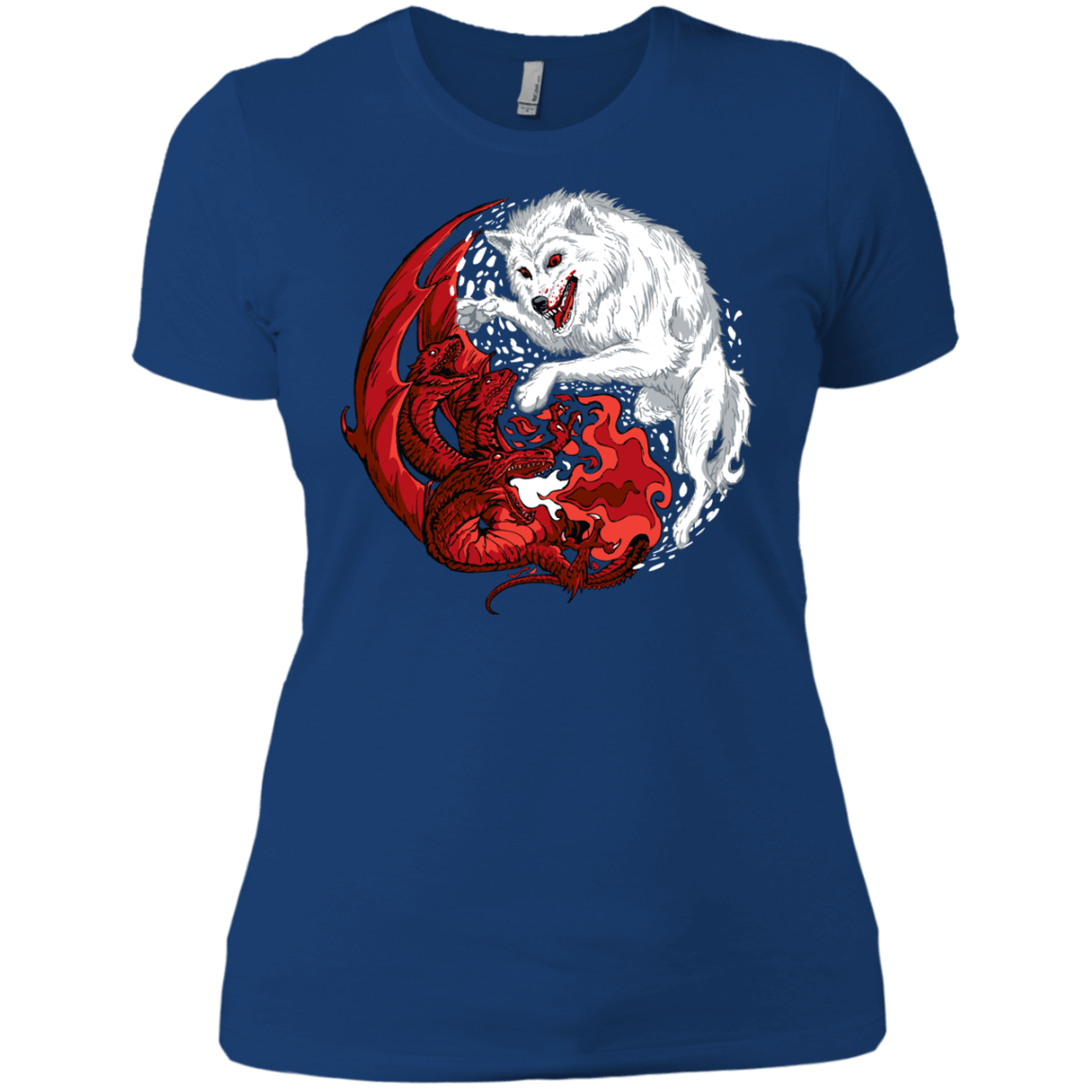 T-Shirts Royal / X-Small Ice and Fire Women's Premium T-Shirt