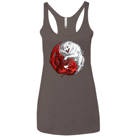 T-Shirts Macchiato / X-Small Ice and Fire Women's Triblend Racerback Tank
