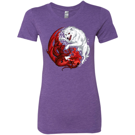 T-Shirts Purple Rush / Small Ice and Fire Women's Triblend T-Shirt